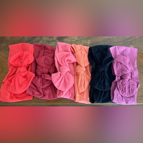 Nylon Headbands with Bows for Infants - Picture 2 of 2